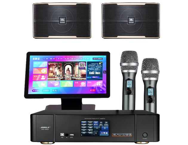 NOTE PLUS V2.0 + KB-4500 + JBL PASION 10(金慧唱點歌機+BIBLE擴大機+JBL喇叭)