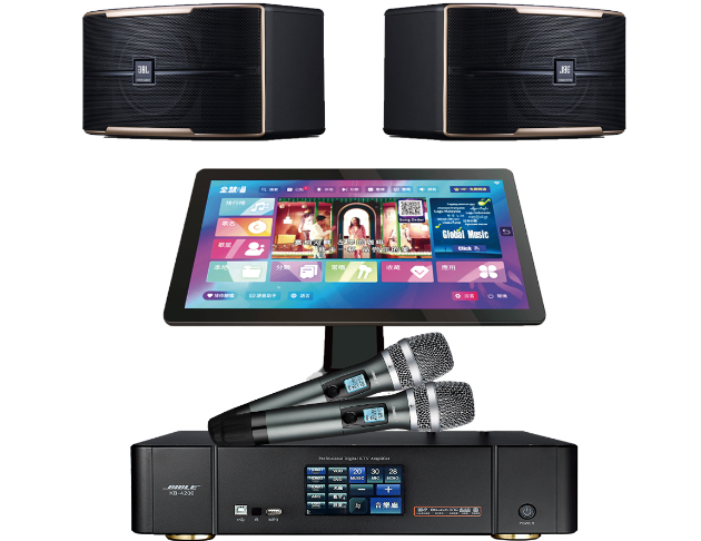 NOTE PLUS V2.0 + KB-4200 + JBL PASION 6(金慧唱點歌機+BIBLE擴大機+JBL喇叭)